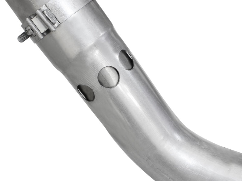 aFe 49-03065-B aFe Atlas Exhaust 4in DPF-Back Al Steel 11-14 Ford Diesel Trucks V8-6.7L (td)