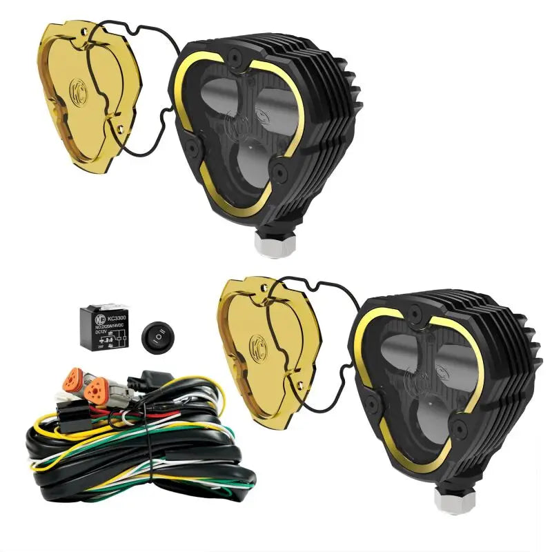 KC HiLiTES 284 284 KC HiLiTES FLEX ERA 3 Dual Mode SAE Fog Lights - 2-Light Master Kit