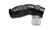 Vibrant 28416 Vibrant 1 Piece PFTE Hose End -16 AN 45 Degree