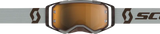SCOTT Prospect Amplifier Goggle Grey/Brown Gold Chrome Works for Powersports