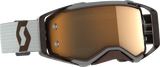 285536-7430324 Scott Prospect Amplifier Goggle Grey/Brown Gold Chrome Works 