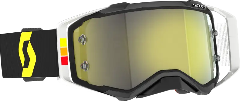 SCOTT Prospect Pro Circuit Goggle Black/White Yellow Chrome Work