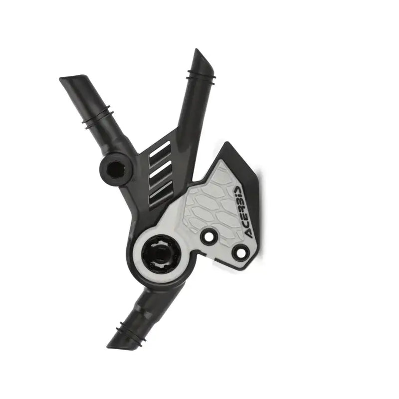 Black and gray grip frame guard for BMW motorcycle for protection and style