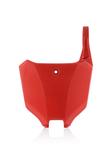 2858850227 Front Number Plate Hon Red 