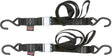 28622LOGO Powertye Tie-Down Cam S-Hook 1.5 InchX6' Black Pair - RV and Auto Parts
