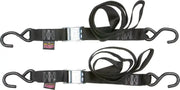 28623LOGO Powertye Tie-Down Cam S-Hook 1.5 InchX6' Blue Pair - RV and Auto Parts
