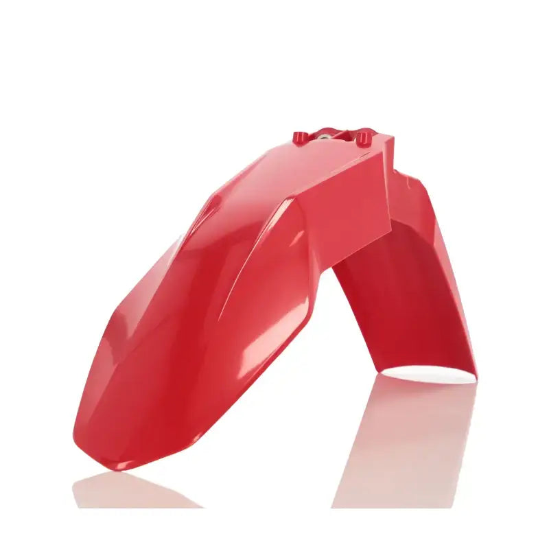 Red plastic motorcycle fender for Gas/KTM model 2872700004, sleek and durable design