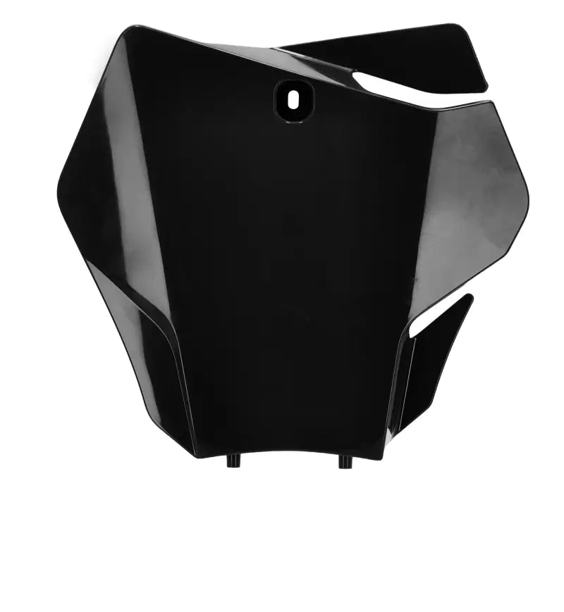 Black plastic motorcycle fairing from 2872760001 Front Number Plate Gas/Ktm Black