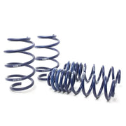 Blue coil springs from H&R Sport Spring for enhanced car performance