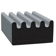 2897H2-50 Clean Seal Door Window Channel Seal Ribbed Type