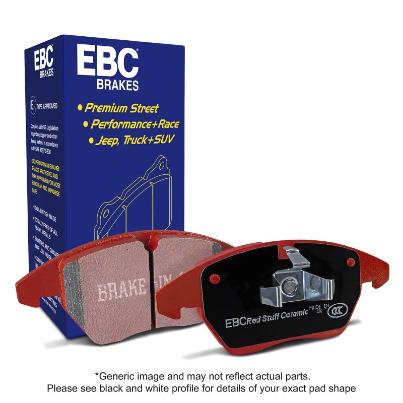 EBC DP32041C EBC 10-15 Honda CR-Z 1.5LL Hybrid Redstuff Front Brake Pads