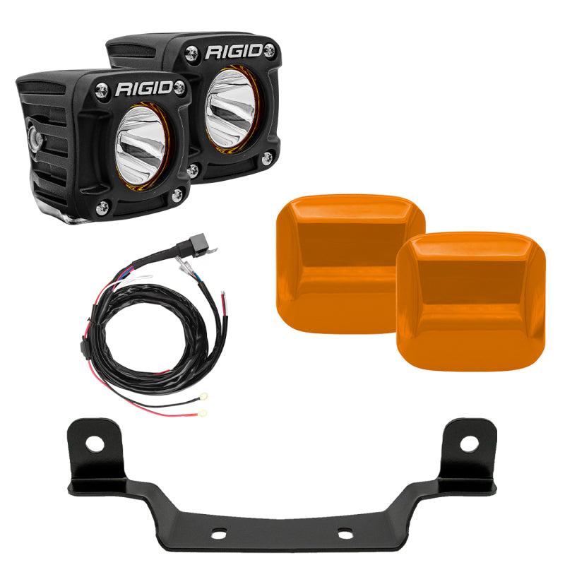 Rigid Industries 41669 Rigid Industries 2017+ Polaris Pro R/Turbo R Revolve Grille Light Kit