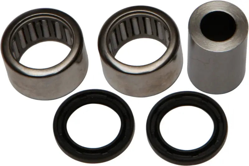 Shock bearing and seal kit with needle bearings, seals, and metal sleeve for RV parts