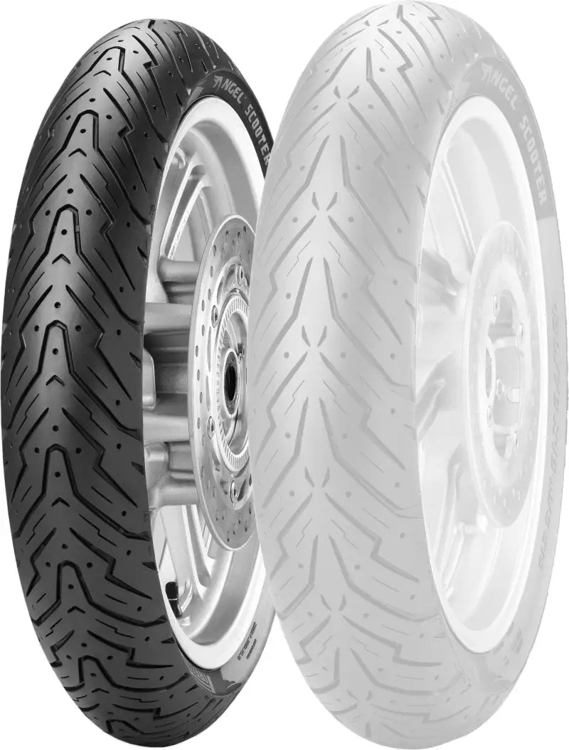 2903300 Pirelli Tire Angel Scooter Front 80/100-10 46J Bias - RV and Auto Parts