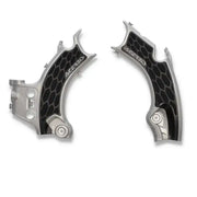 2911441015 X Grip Frame Guards Hon Silver/Black - X-Grip Guard
