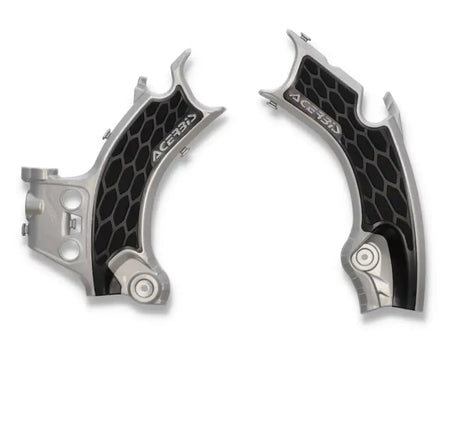 2911441015 X Grip Frame Guards Hon Silver/Black - X-Grip Guard