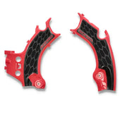 2911441018 X Grip Frame Guards Hon Red/Black - X-Grip Guard
