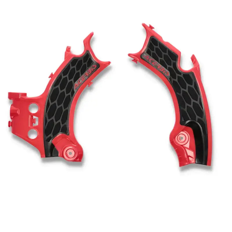 2911441018 X Grip Frame Guards Hon Red/Black - X-Grip Guard