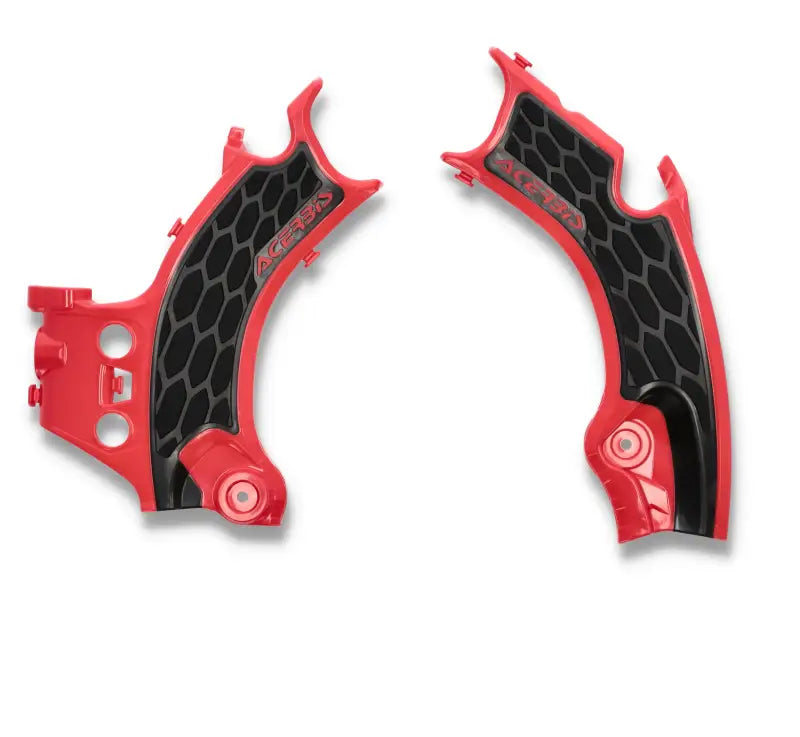 2911441018 X Grip Frame Guards Hon Red/Black - X-Grip Guard