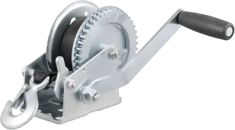 29435 Curt 1400 Lb Winch W/20' Strap - RV and Auto Parts