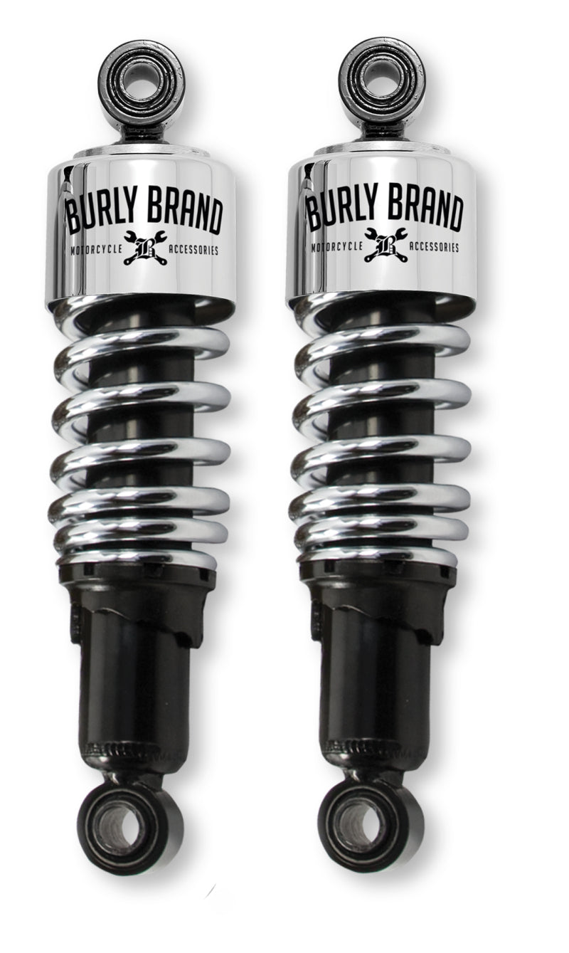 Burly Brand B28-1203 Burly Brand FLH Shocks - Chrome