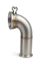 Straightline Wastegate Outlet Pipe Exhaust 132-163 - Boost 22-UP