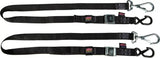 29622-SB Powertye Tie-Down Cam Sec Hooks/Swivel 1.5 InchX6' Blk/Blk W/Storage Bag - RV and Auto Parts