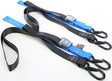 29623-S Powertye Tie-Down Cam Sec Hook Soft-Tye 1.5"X6' Black/Blue Pair 