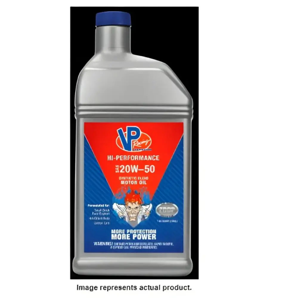 VP Racing 20W-50 motor oil from 2975 Vp Fuel Vp Syn Syn Blend 20W-50