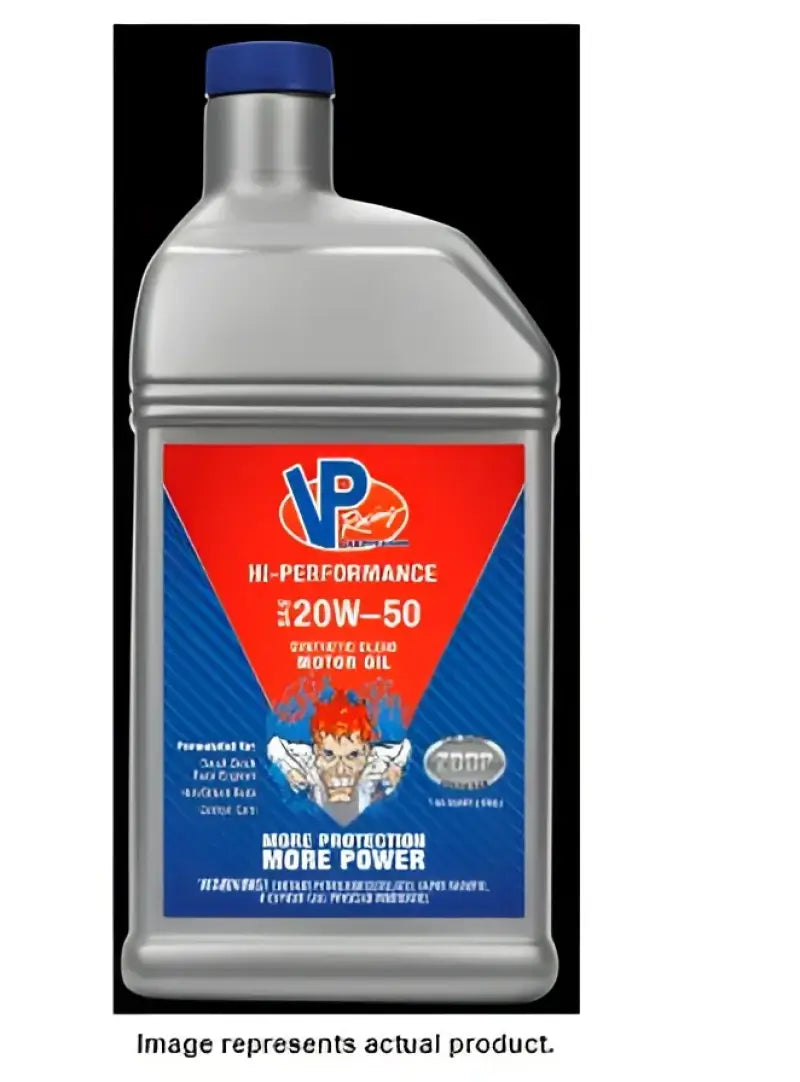 VP Racing 20W-50 motor oil from 2975 Vp Fuel Vp Syn Syn Blend 20W-50