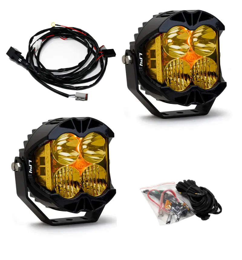 297813 Baja Design Lp4 Pro Pair Amber Driving/Combo