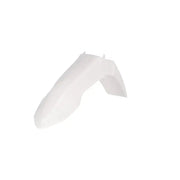 White plastic motorcycle fender for Yamaha, model 2979490002, front fender design