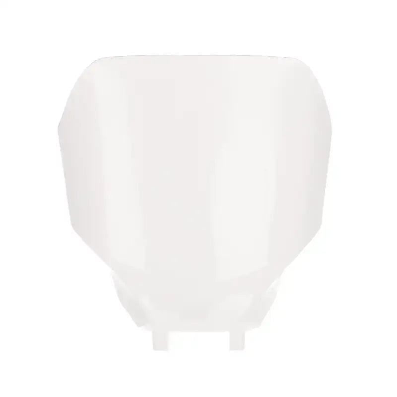Front Number Plate Yam White, sleek white plastic motorcycle number plate for riders