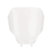 Front Number Plate Yam White, sleek white plastic motorcycle number plate for riders