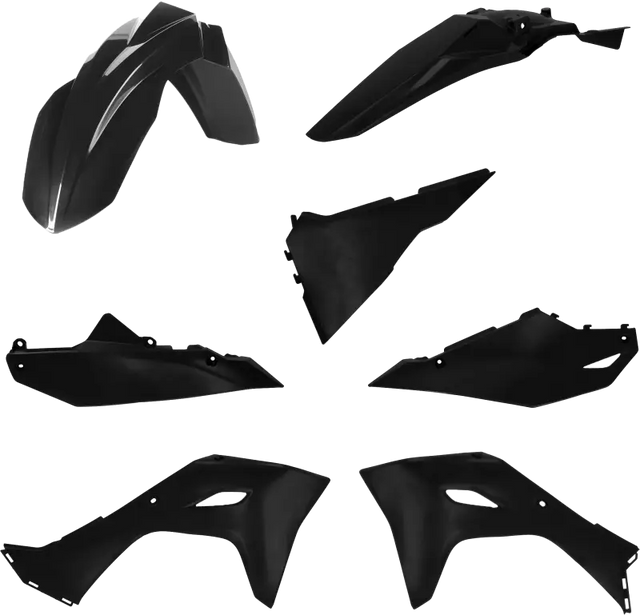 2983560001 Acerbis Plastic Kit Kaw Black - RV and Auto Parts