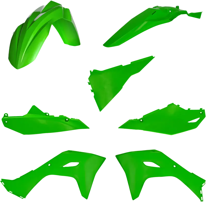 2983560006 Acerbis Plastic Kit Kaw Original `24 Green - RV and Auto Parts