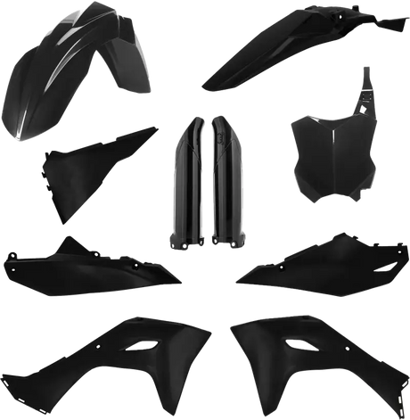 2983570001 Acerbis Full Plastic Kit Kaw Black - RV and Auto Parts