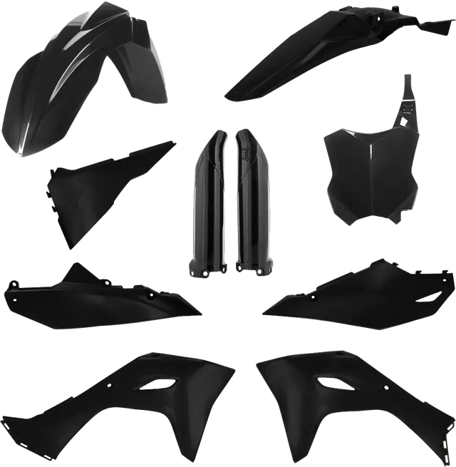 2983570001 Acerbis Full Plastic Kit Kaw Black - RV and Auto Parts