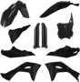 2983570001 Acerbis Full Plastic Kit Kaw Black - RV and Auto Parts