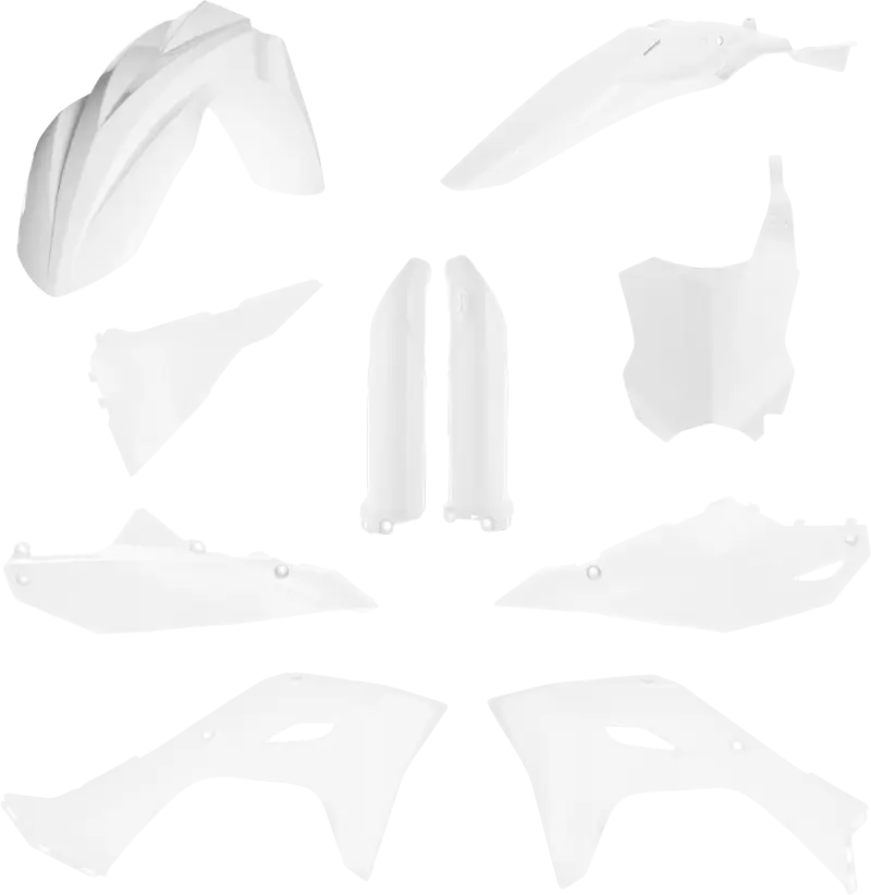 2983570002 Acerbis Full Plastic Kit Kaw White - RV and Auto Parts