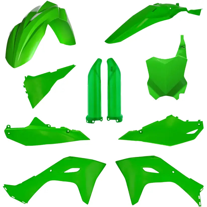 2983570006 Acerbis Full Plastic Kit Kaw Original `24 Green - RV and Auto Parts