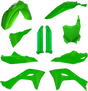 2983570006 Acerbis Full Plastic Kit Kaw Original `24 Green - RV and Auto Parts