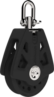 29925001BK Lewmar 50Mm Sync Block Single Bk - Sailboat