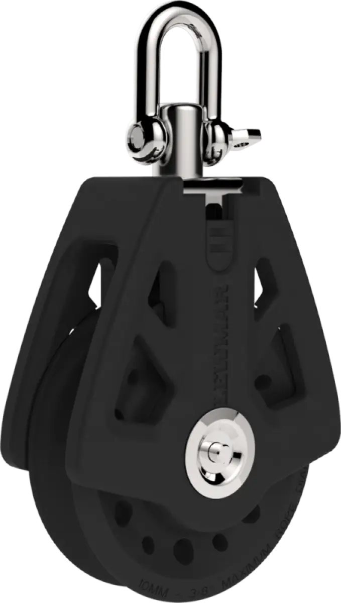 29925001BK Lewmar 50Mm Sync Block Single Bk - Sailboat