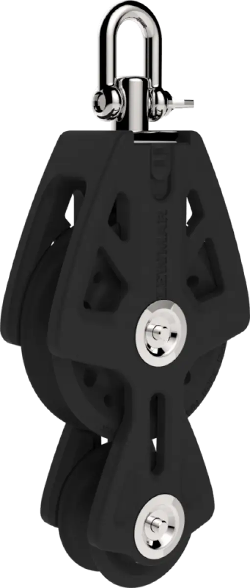 29925031BK Lewmar 50Mm Sync Block Fiddle Bk - Sailboat