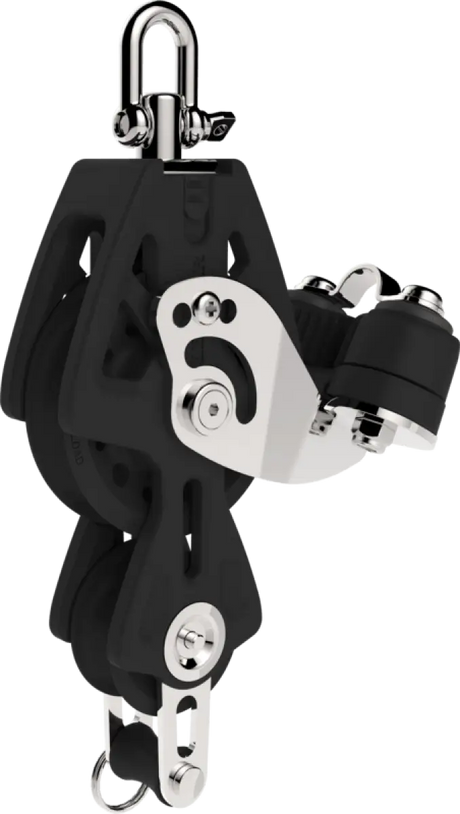 29925039BK Lewmar 50Mmsyncblockfiddle Bkt Cam Bk - Sailboat Block