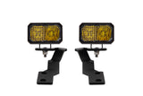 Diode Dynamics 16-21 Toyota Tacoma Stage Series 2in LED Ditch Light Kit - Yellow Pro Combo - DD6379