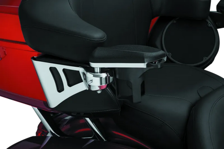 Kuryakyn Passenger Armrests 14-23 Touring Models Chrome, RV, automotive, powersports, off-road, marine, exterior, truck accessories, interior, truck bed, RV parts, AVADA - Best Sellers,Seats,Armrests