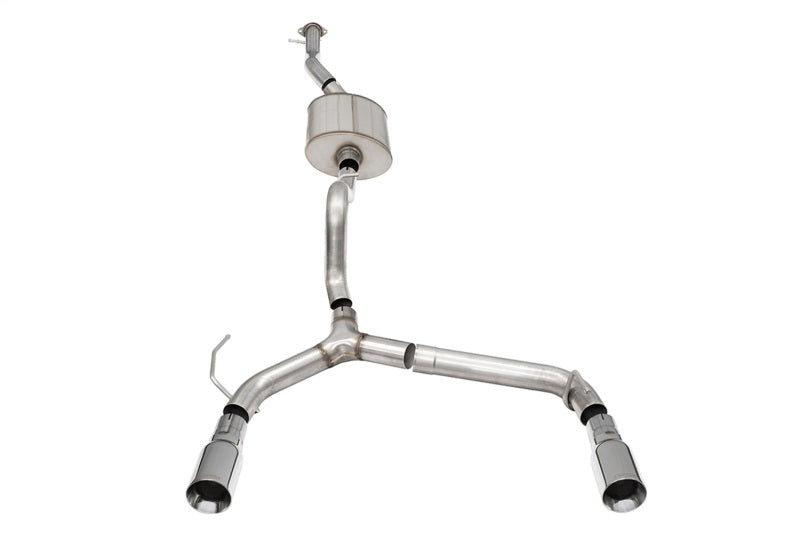 CORSA Performance 21210 Corsa 21-22 Ford Bronco 2.7L Turbo 2.75in Cat-Back Single Exhaust w/ 4in Straight-Cut Polished Tips