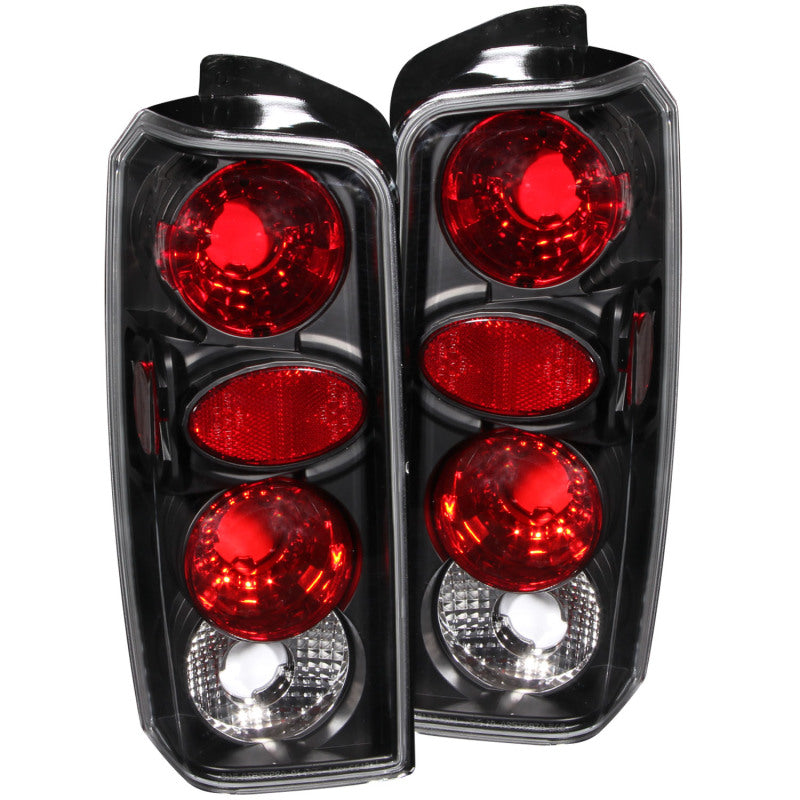 ANZO 211103 ANZO 1997-2001 Jeep Cherokee Taillights Black